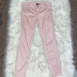 Armani Exchange Light Pink Women's Slim Pants
